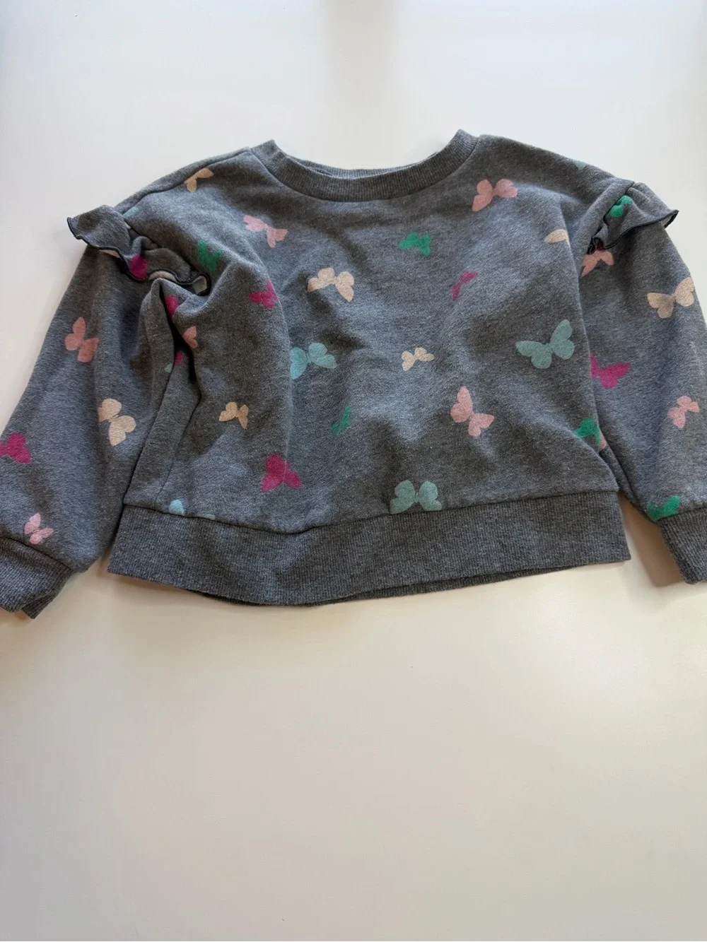 Carter's Gray Butterflies Two-Piece Matching Set